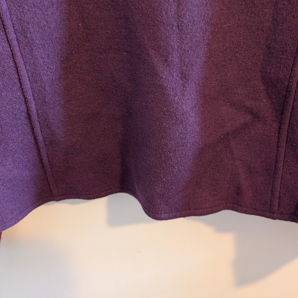 Nomadic Traders Women's Wool Button Front Purple … - image 8